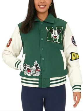 NEW! Mickey & Friends Disney Unisex Varsity Jacket